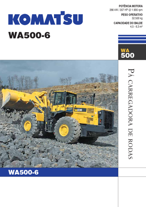 Încărcătoare pe roți Komatsu WA500-6
