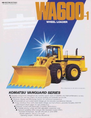 Încărcătoare pe roți Komatsu WA 600-1