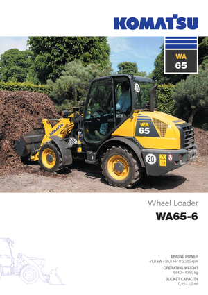 Încărcătoare pe roți Komatsu WA65-6