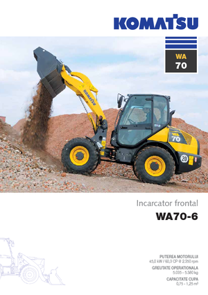 Încărcătoare pe roți Komatsu WA70-6