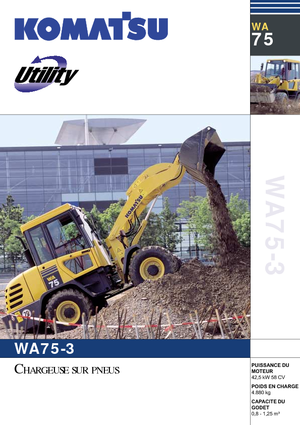 Încărcătoare pe roți Komatsu WA75-3