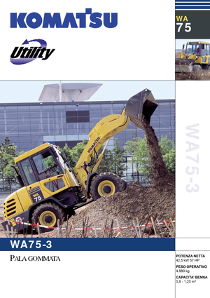 Încărcătoare pe roți Komatsu WA75-3