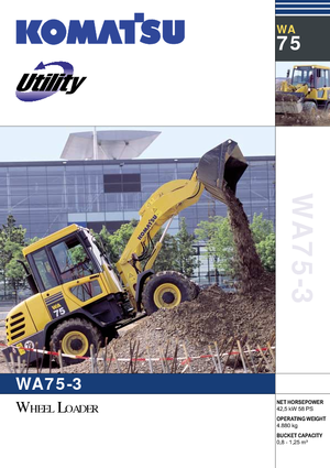 Încărcătoare pe roți Komatsu WA75-3 Fleet