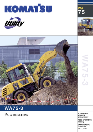 Încărcătoare pe roți Komatsu WA75-3 Fleet