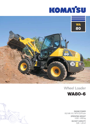 Încărcătoare pe roți Komatsu WA80-6