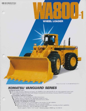 Încărcătoare pe roți Komatsu WA 800-1