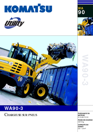 Încărcătoare pe roți Komatsu WA90-3