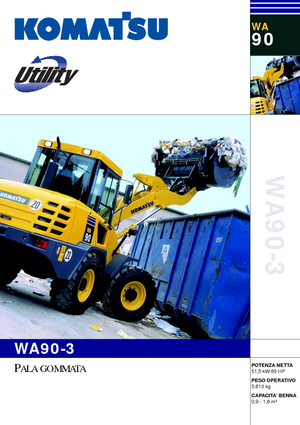 Încărcătoare pe roți Komatsu WA90-3