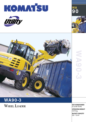 Încărcătoare pe roți Komatsu WA90-3