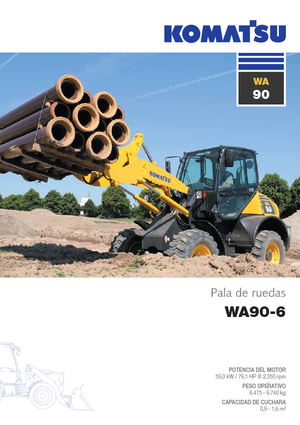 Încărcătoare pe roți Komatsu WA90-6