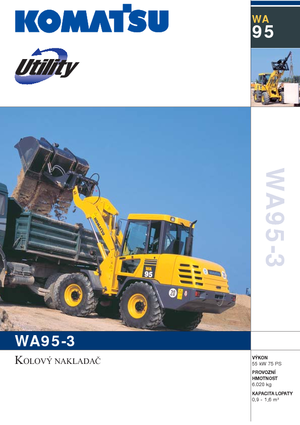 Încărcătoare pe roți Komatsu WA95-3