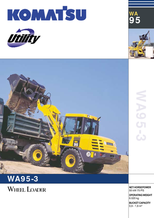 Încărcătoare pe roți Komatsu WA95-3