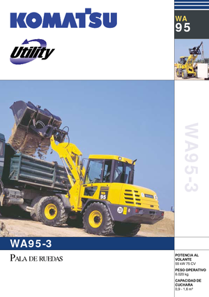 Încărcătoare pe roți Komatsu WA95-3