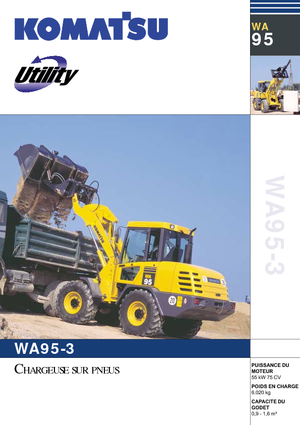 Încărcătoare pe roți Komatsu WA95-3