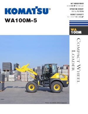 Încărcătoare pe roți Komatsu WA100M-5