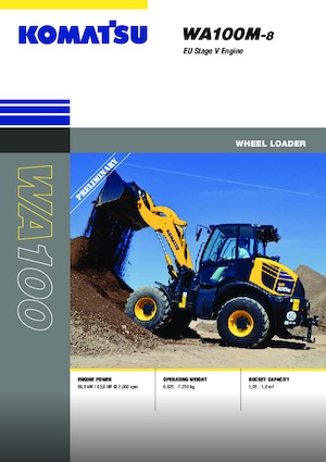 Încărcătoare pe roți Komatsu WA100M-8E0