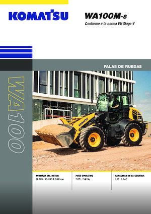 Încărcătoare pe roți Komatsu WA100M-8E0