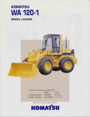 Încărcătoare pe roți Komatsu WA120-1
