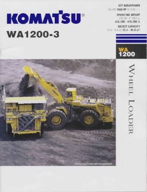 Încărcătoare pe roți Komatsu WA1200-3