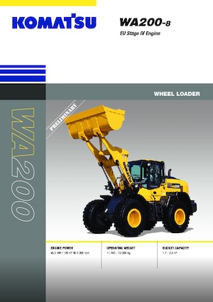Încărcătoare pe roți Komatsu WA200-8E0