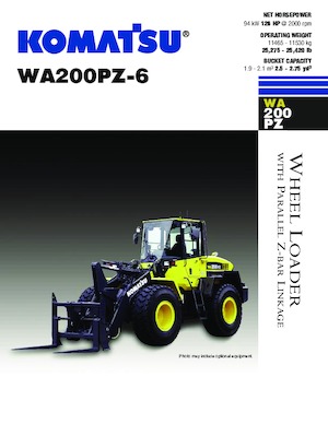 Încărcătoare pe roți Komatsu WA200PZ-6