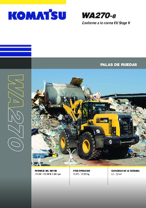 Încărcătoare pe roți Komatsu WA270-8E0
