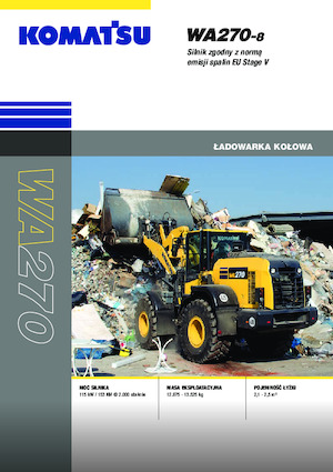 Încărcătoare pe roți Komatsu WA270-8E0