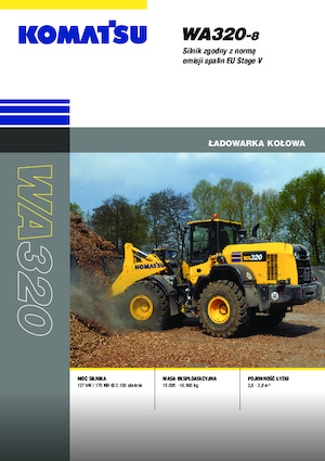 Încărcătoare pe roți Komatsu WA320-8E0