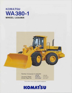 Încărcătoare pe roți Komatsu WA380-1