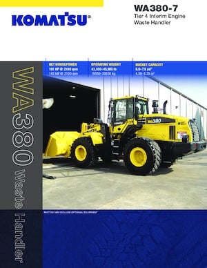 Încărcătoare pe roți Komatsu WA380-7