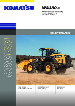 Încărcătoare pe roți Komatsu WA380-8E0