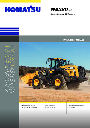 Încărcătoare pe roți Komatsu WA380-8E0