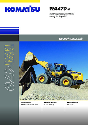 Încărcătoare pe roți Komatsu WA470-8E0