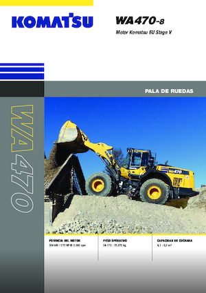 Încărcătoare pe roți Komatsu WA470-8E0
