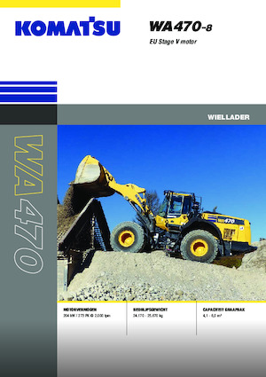 Încărcătoare pe roți Komatsu WA470-8E0