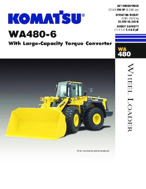 Încărcătoare pe roți Komatsu WA480-6