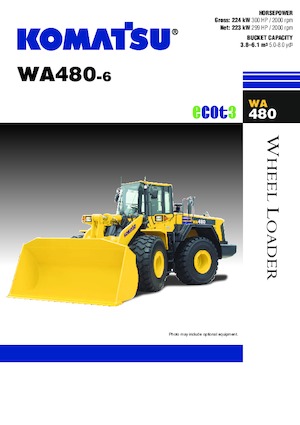 Încărcătoare pe roți Komatsu WA480-6A
