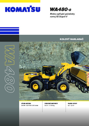 Încărcătoare pe roți Komatsu WA480-8E0