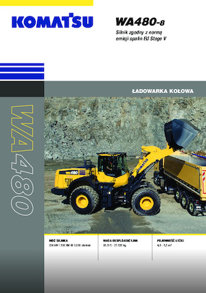 Încărcătoare pe roți Komatsu WA480-8E0