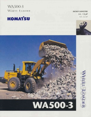 Încărcătoare pe roți Komatsu WA500-3