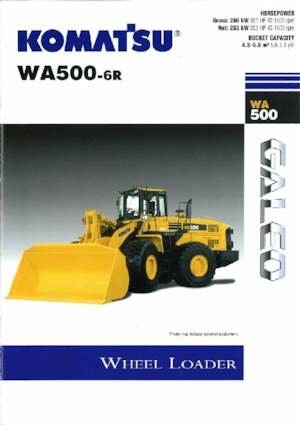 Încărcătoare pe roți Komatsu WA500-6R