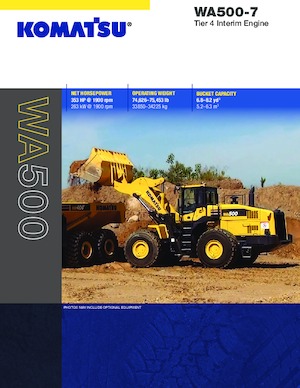 Încărcătoare pe roți Komatsu WA500-7
