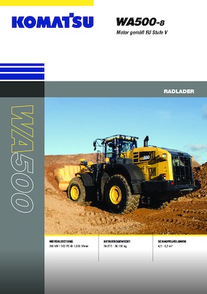 Încărcătoare pe roți Komatsu WA500-8