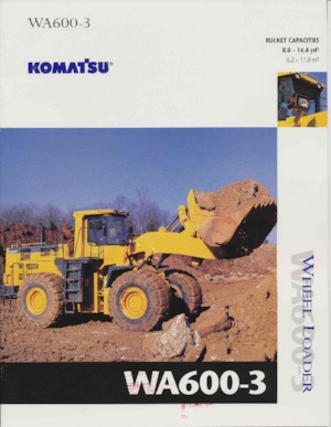 Încărcătoare pe roți Komatsu WA600-3