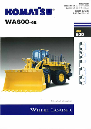Încărcătoare pe roți Komatsu WA600-6R