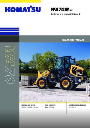 Încărcătoare pe roți Komatsu WA70M-8E0