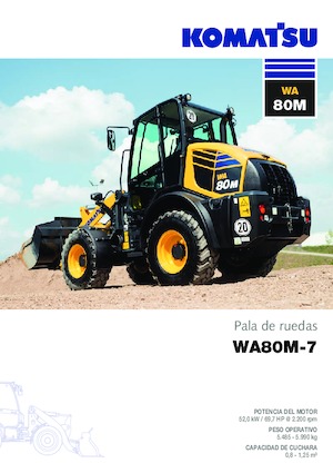 Încărcătoare pe roți Komatsu WA80M-7 