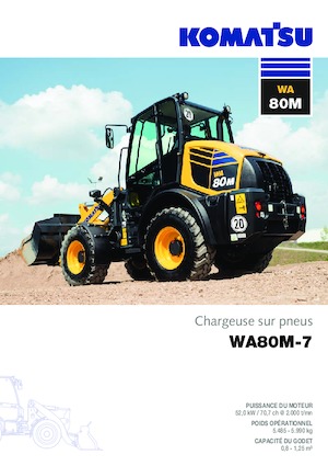 Încărcătoare pe roți Komatsu WA80M-7 