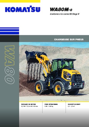 Încărcătoare pe roți Komatsu WA80M-8E0