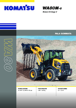 Încărcătoare pe roți Komatsu WA80M-8E0